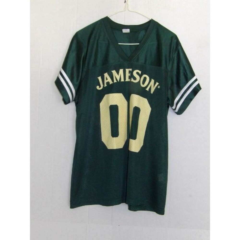 Green Jameson Irish Whiskey Football Jersey Size XL